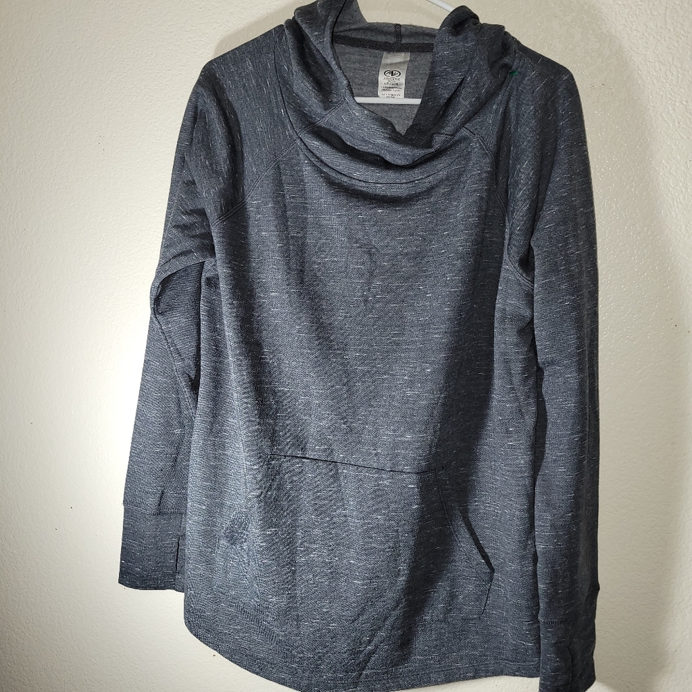 Athletic  works women gray sweatshirt